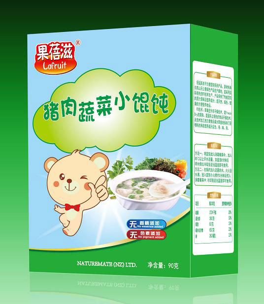 果蓓滋豬肉蔬菜小餛飩