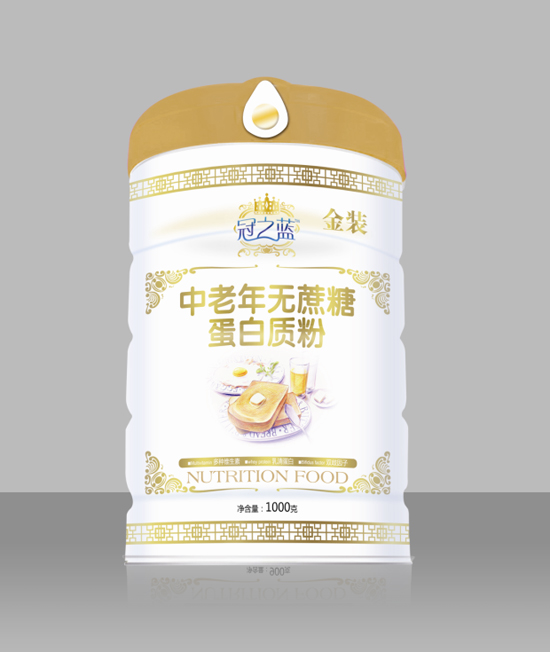 冠之藍(lán)中老年無(wú)蔗糖蛋白質(zhì)粉