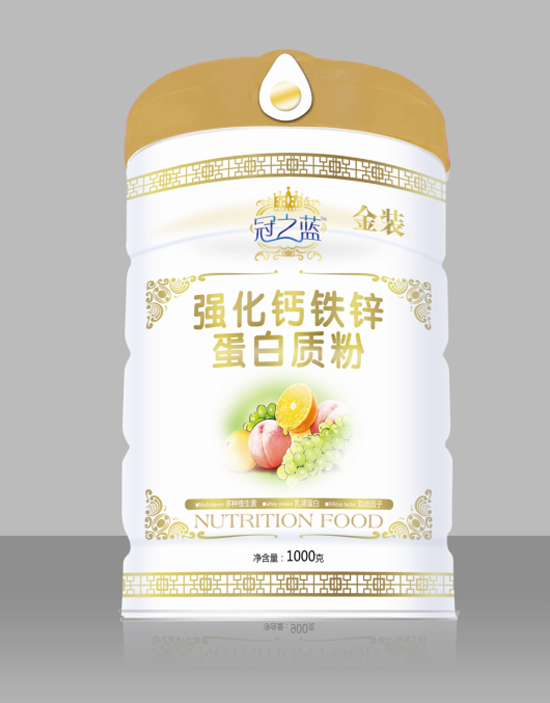 冠之藍(lán)強(qiáng)化鈣鐵鋅蛋白質(zhì)粉