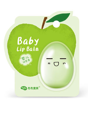布布寶貝嬰兒蘋果潤唇膏10G