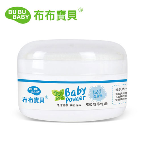 布布寶貝嬰兒熱痱爽身粉120G
