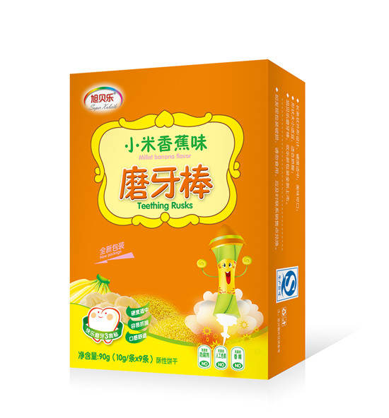 旭貝樂磨牙棒(小米香蕉味)