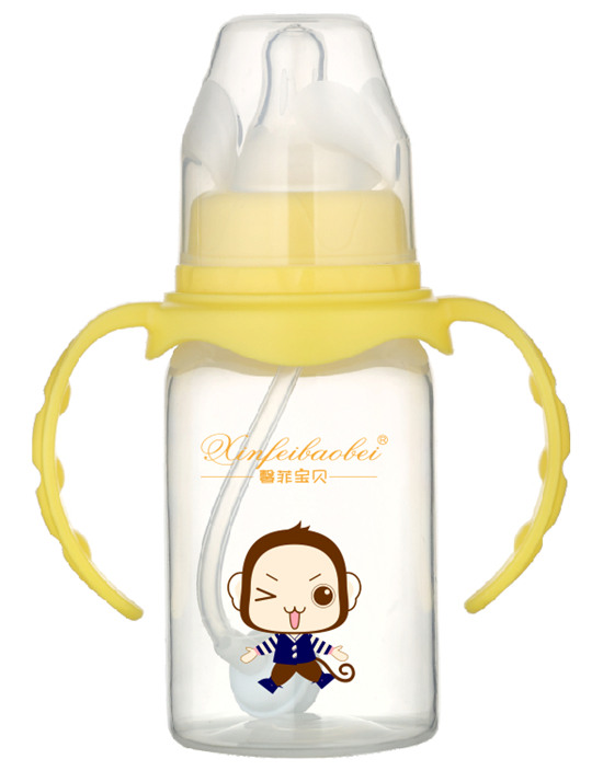 馨菲寶貝奶瓶直筒型黃色