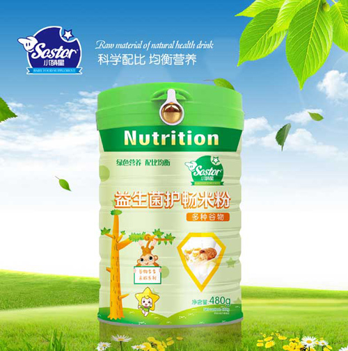 小萌星益生菌護(hù)暢米粉多種谷物