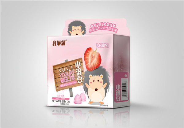 月半娃草莓果粒小溶豆