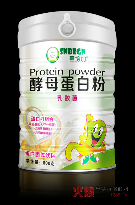 圣培加乳酸菌酵母蛋白粉