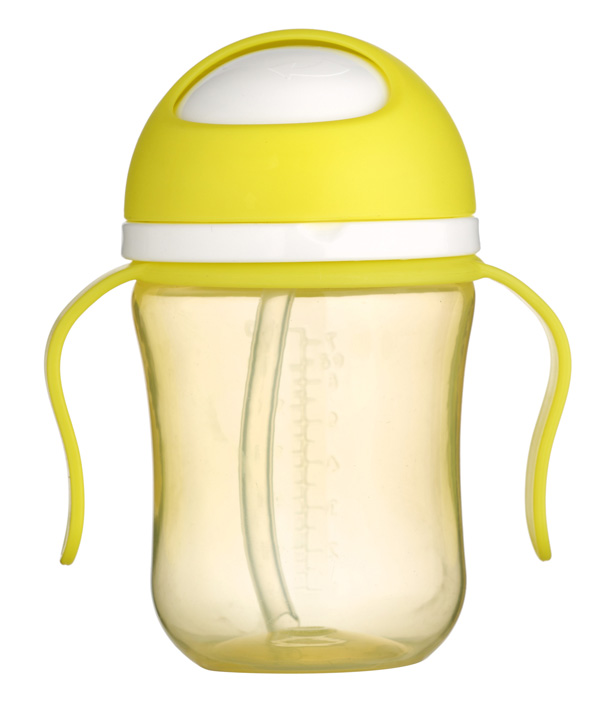 小蘋果吸管水杯 黃色