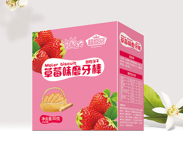 冠軍寶貝超級(jí)冠草莓味磨牙棒