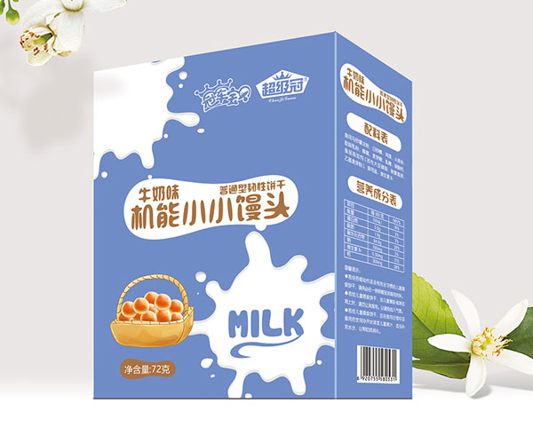 冠軍寶貝超級(jí)冠牛奶味機(jī)能小小饅頭