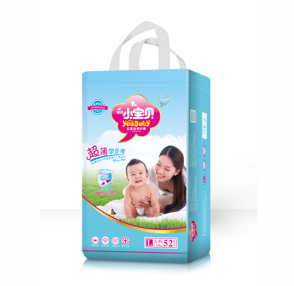 呀呀小寶貝學(xué)步褲L碼52片