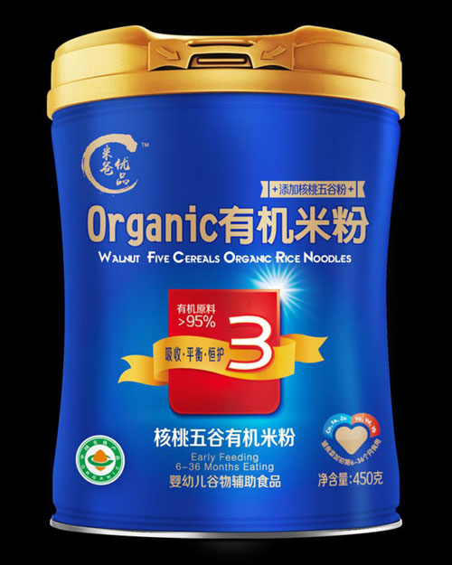 米爸優(yōu)品核桃五谷有機(jī)米粉