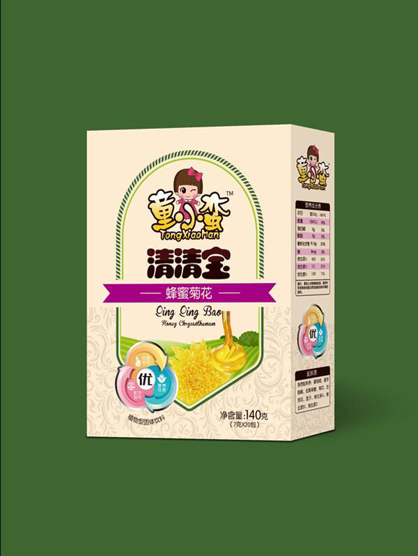 童小蠻蜂蜜菊花清清寶盒裝