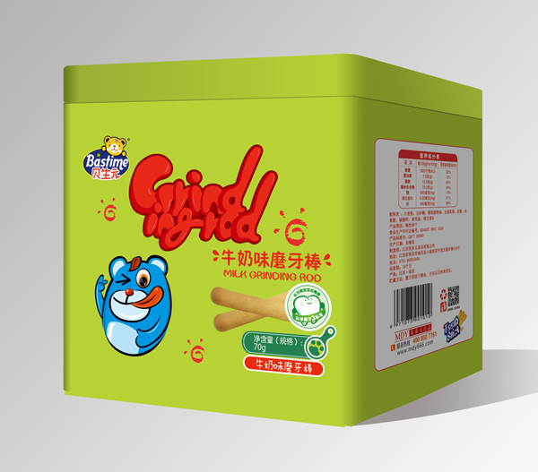 貝生元牛奶味磨牙棒