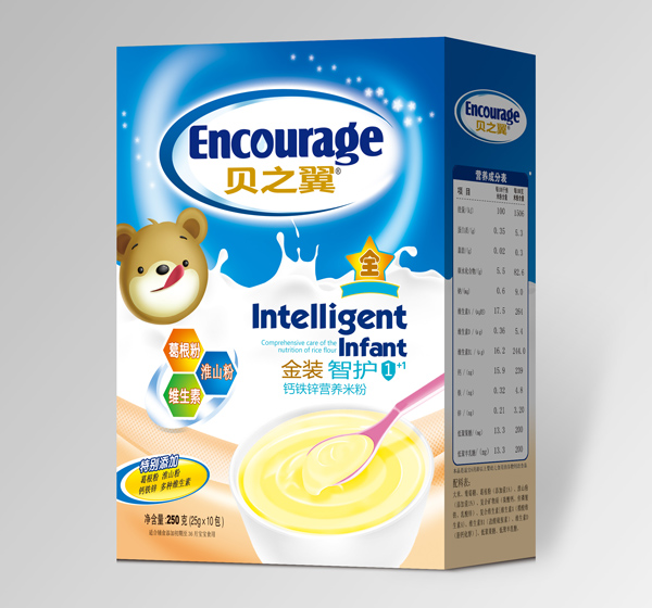 貝之翼金裝智護(hù)1+1鈣鐵鋅營養(yǎng)米粉