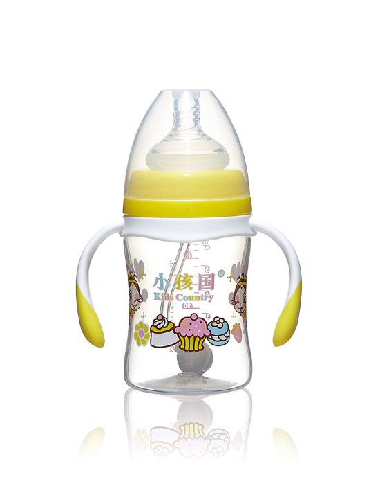 小孩國寬口直身自動PP奶瓶黃色180ML.jpg 小孩國寬口直身自動PP奶瓶黃色180ML.jpg