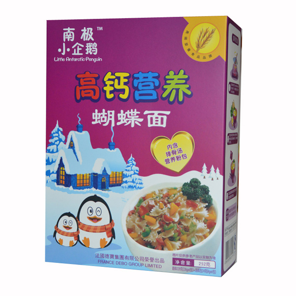南極小企鵝高鈣營養(yǎng)蝴蝶面豎盒252g.jpg 南極小企鵝高鈣營養(yǎng)蝴蝶面豎盒252g.jpg