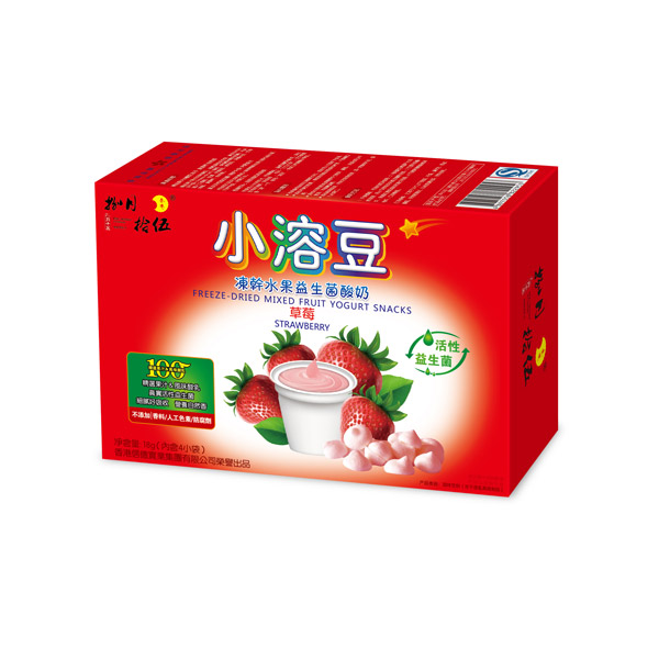 捌月拾伍小溶豆草莓味橫盒