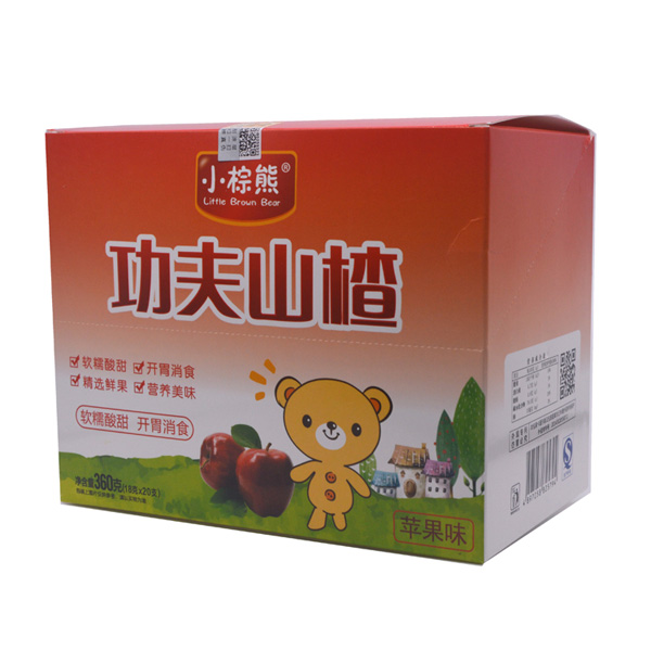 小棕熊功夫山楂蘋(píng)果味