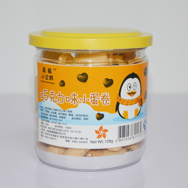 南極小企鵝巧克力味小蛋卷