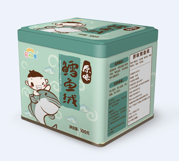 花小魚鱈魚絨原味方罐裝