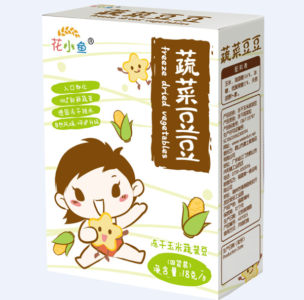 花小魚蔬菜豆豆-玉米味