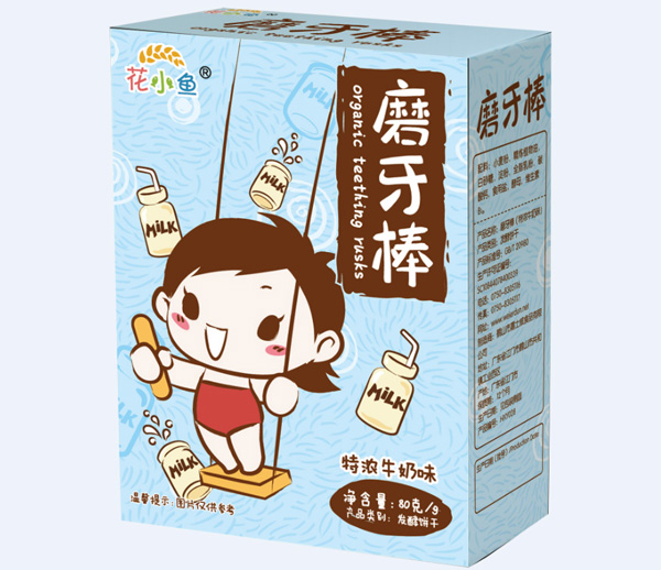 花小魚磨牙棒-特濃牛奶味