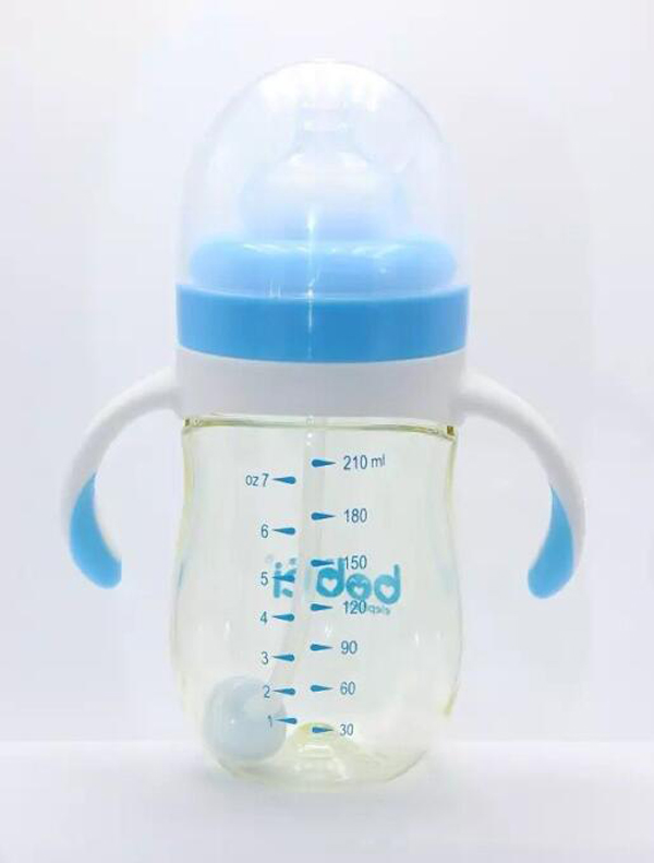 邦貝小象奶瓶藍色210ml