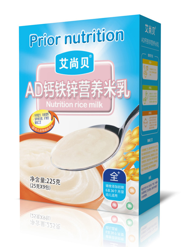 艾尚貝AD鈣鐵鋅營(yíng)養(yǎng)米乳