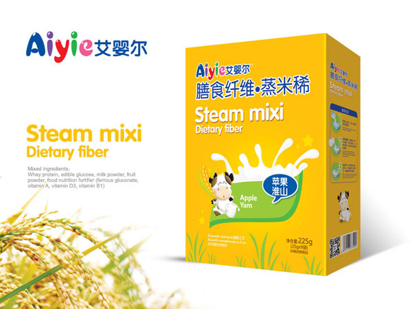 艾嬰爾膳食纖維蒸米稀-蘋(píng)果淮山盒裝