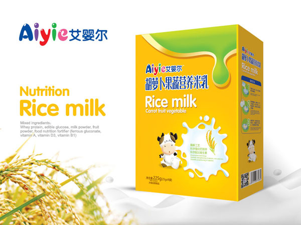 艾嬰爾胡蘿卜果蔬營(yíng)養(yǎng)米乳盒裝