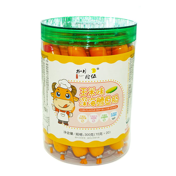 捌月拾伍玉米味深海鱈魚腸