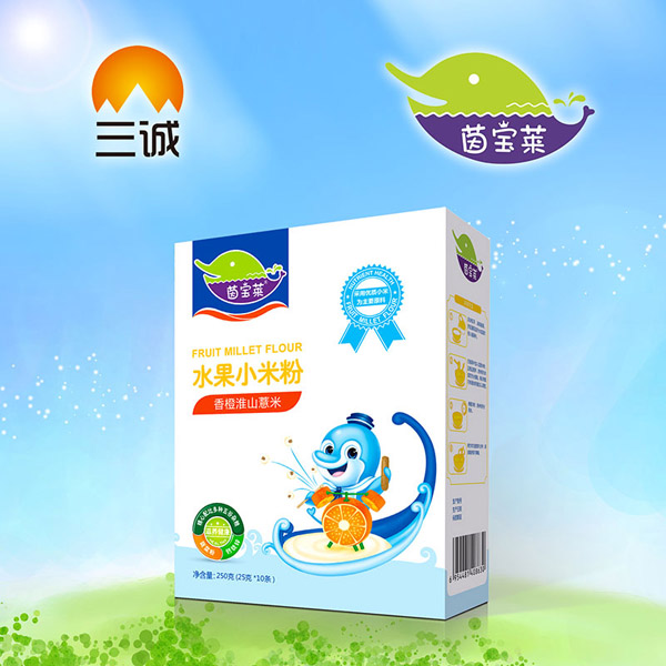 茵寶萊香橙淮山薏米水果小米粉盒裝