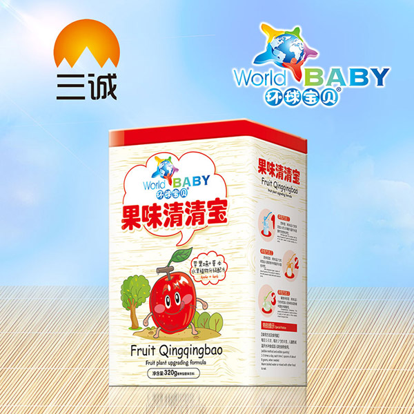 環(huán)球寶貝蘋果味果味清清寶鐵聽