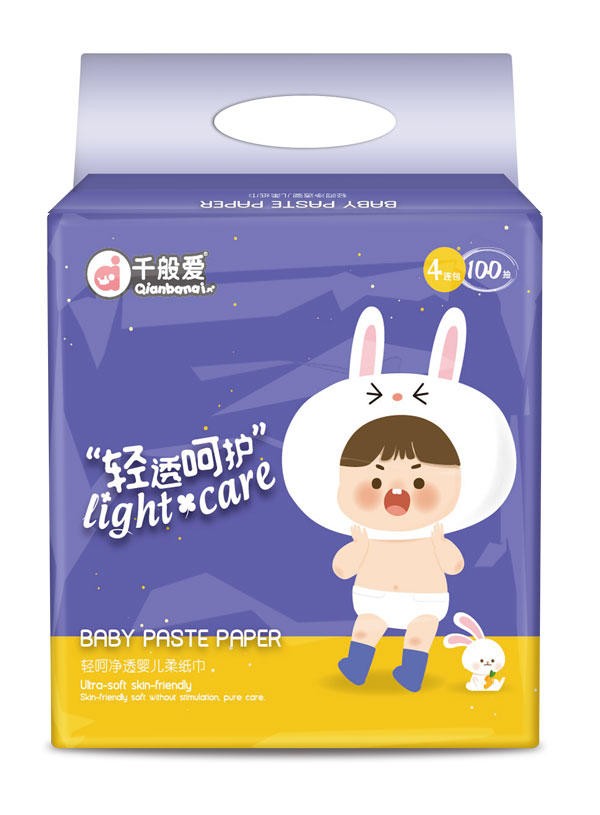 千般愛輕呵凈透嬰兒柔紙巾