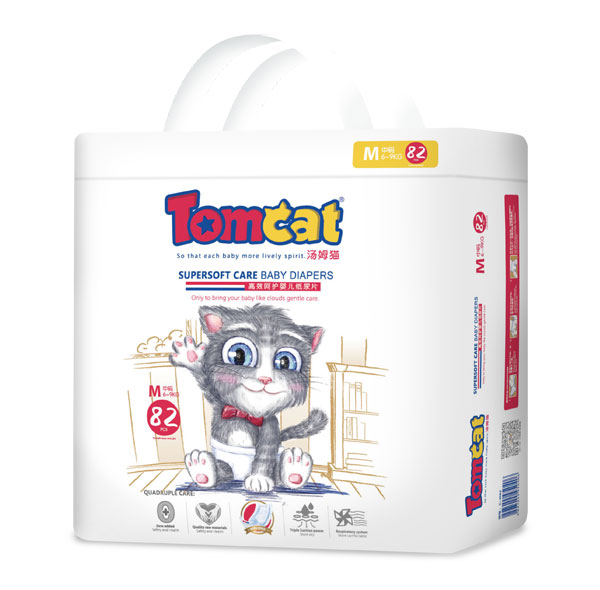 湯姆貓高效呵護嬰兒紙尿片M82