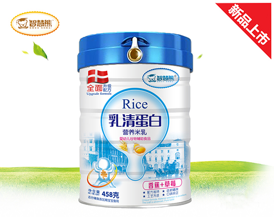 智慧熊草莓+香蕉乳清蛋白營(yíng)養(yǎng)米乳聽(tīng)裝