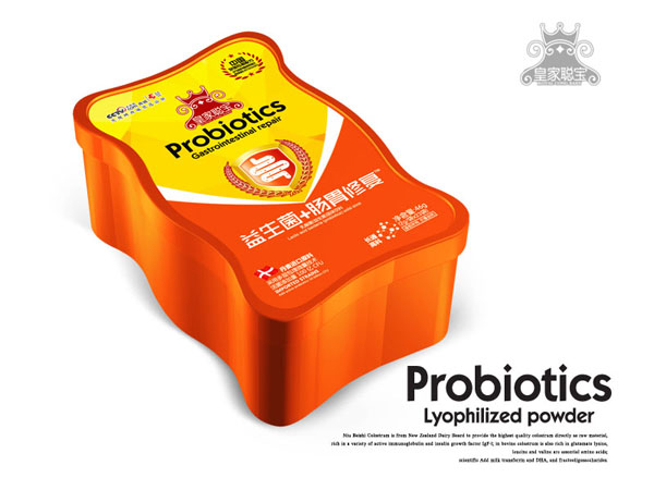 皇家聰寶益生菌+腸胃修復(fù) 異形盒