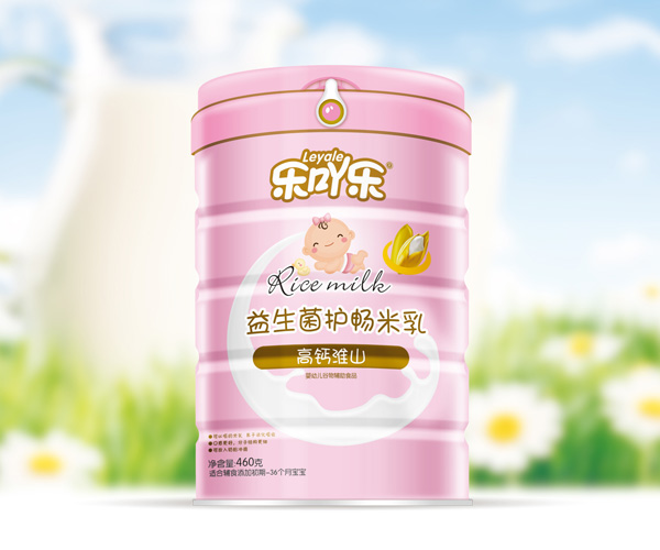 樂吖樂益生菌護(hù)暢米乳高鈣淮山罐裝