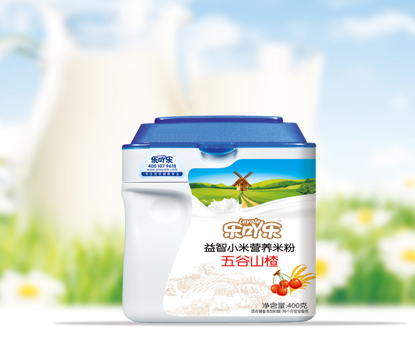 樂(lè)吖樂(lè)益智小米營(yíng)養(yǎng)米粉五谷山楂桶裝