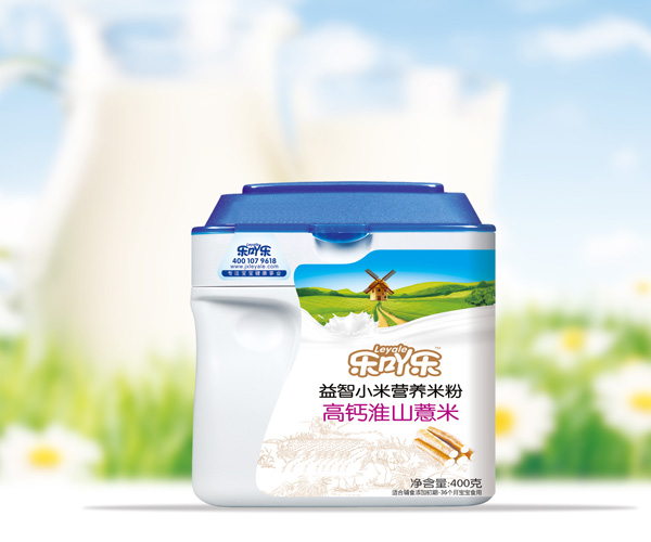 樂(lè)吖樂(lè)益智小米營(yíng)養(yǎng)米粉高鈣淮山薏米桶裝