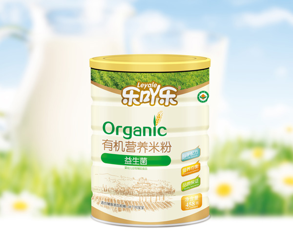 樂吖樂有機(jī)營(yíng)養(yǎng)米粉益生菌罐裝