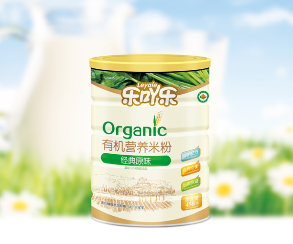 樂吖樂有機(jī)營(yíng)養(yǎng)米粉經(jīng)典原味罐裝