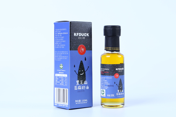 功夫小鴨黑芝麻亞麻籽油