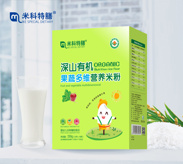 米科特膳深山有機果蔬多維營養(yǎng)米粉-盒裝600
