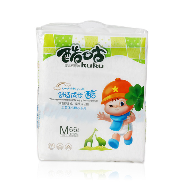酷咕全芯體小翻芯紙尿褲M66
