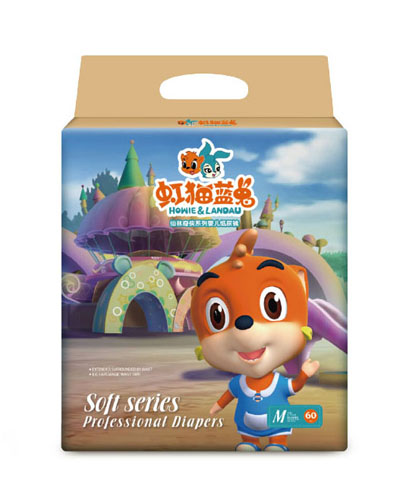 虹貓藍(lán)兔仙林奇?zhèn)b系列嬰兒紙尿褲M60