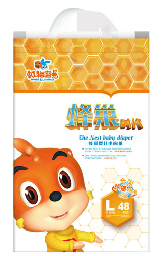 虹貓藍兔蜂巢嬰兒小內褲L48