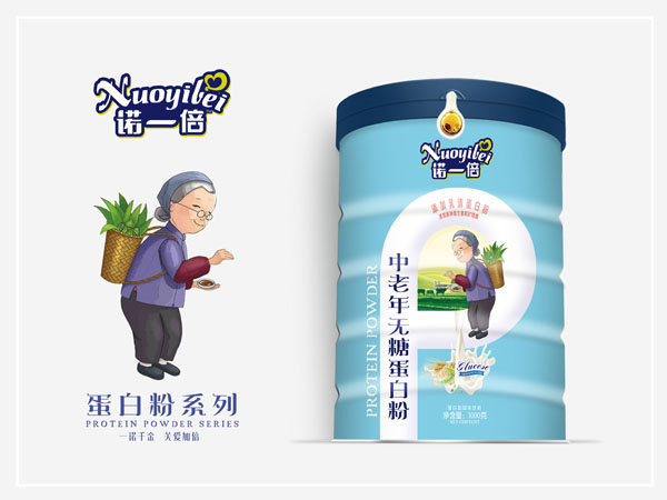 諾一倍中老年無糖蛋白粉