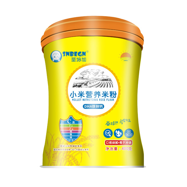 圣培加小米營養(yǎng)米粉DHA鐵鋅鈣