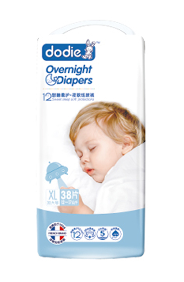 Dodie甜睡柔護·夜款嬰兒紙尿褲XL